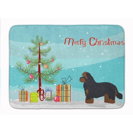 CAROLINES TREASURES Shorkie No.1 Christmas Tree Machine Washable Memory Foam Mat CK3875RUG